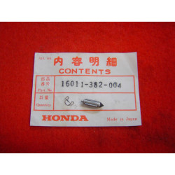 Pointeau avec agrafe de carbu CB125S2 CB125J... HONDA 16011-382-004