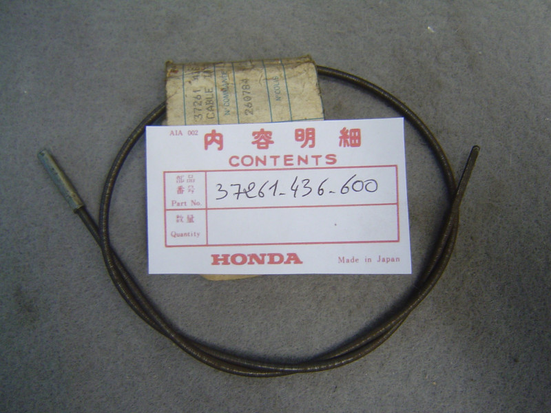 Câble interne compte-tours Honda XL100SZ-SA | Réf. 37261436600