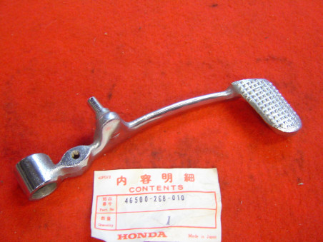 Pédale de frein AR de CB72 CB77 neuve origine HONDA 46500-268-010