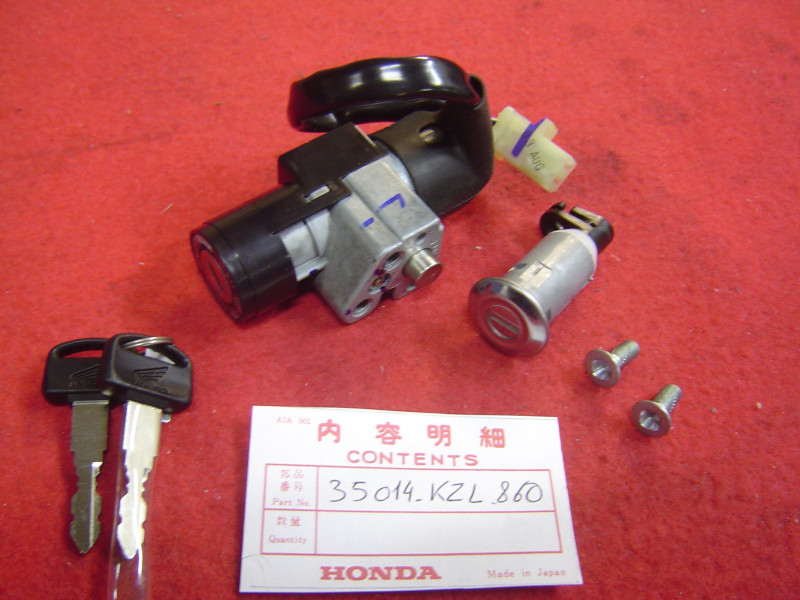Ensemble Contacteur Clefs Verrouillage Honda 35014KZL860