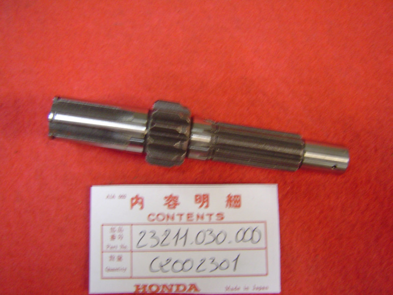 Arbre de boîte primaire 13 dents Honda C200 - Réf. 23211030000