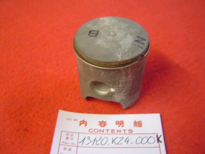 Piston (B) + segment Honda CR125RK 89 - Réf. 13120KZ4000K