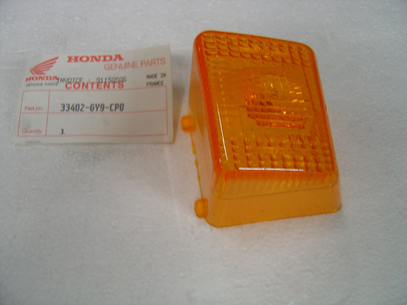 Cabochon clignotant AV droit Honda – Réf. 33402GY9CP0