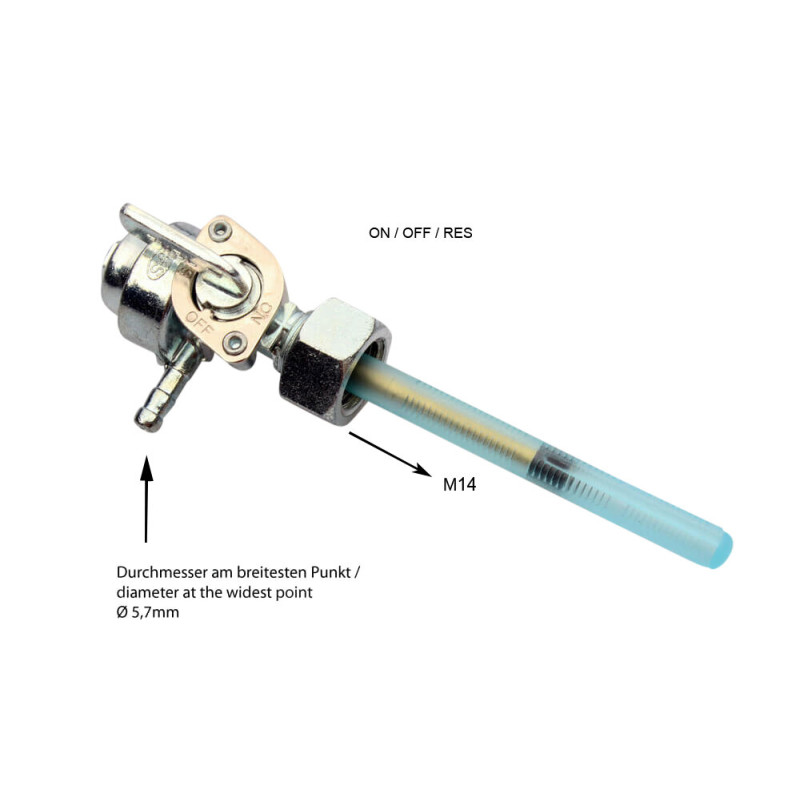 Robinet Essence Adaptable Honda MBX MTX XL125S - Réf. 16950-KB1-672A
