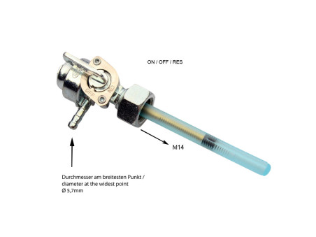 Robinet Essence Adaptable Honda MBX MTX XL125S - Réf. 16950-KB1-672A