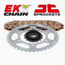 Kit chaîne EK/JT 520SRX2 15/47 HONDA Domintaor NX650 1991-95