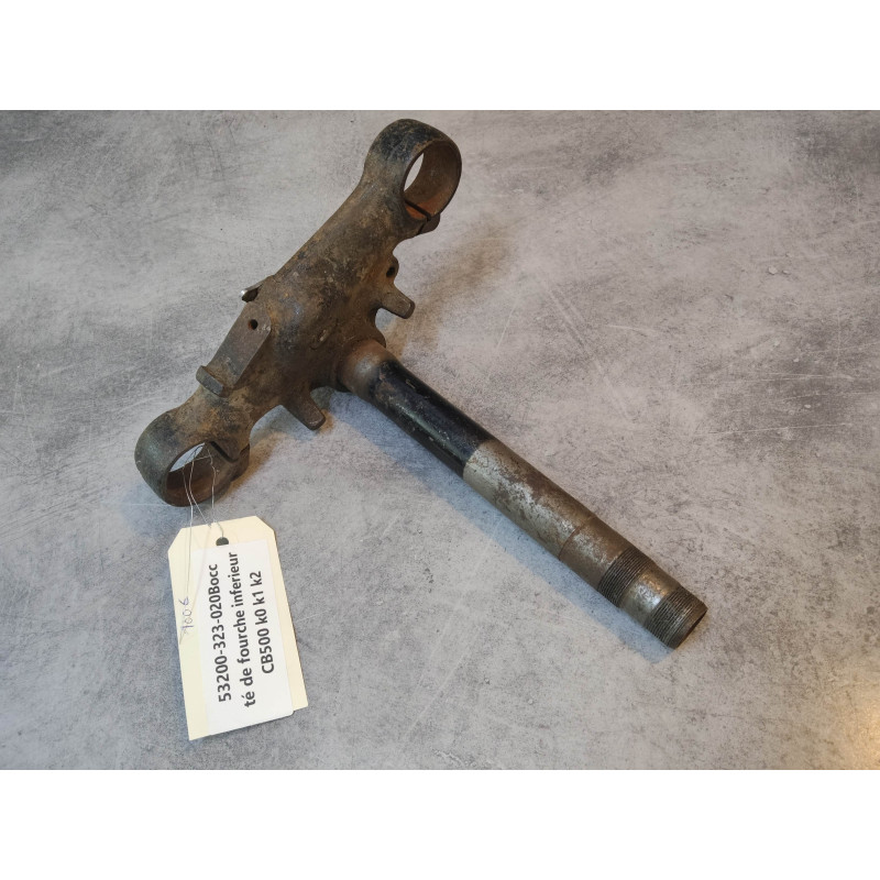 Té de fourche inférieur OCCASION CB500 K0-K2 HONDA 53200-323-020BOCC