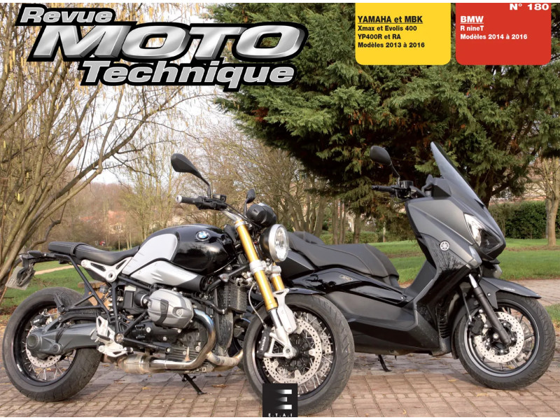RMT 180 BMW R nineT (2014-2016) - Yamaha X-max  et  MBK Evolis 400 (2013-2016)