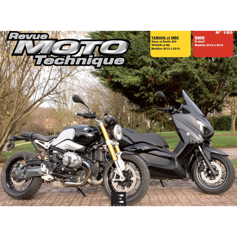 RMT 180 BMW R nineT (2014-2016) - Yamaha X-max  et  MBK Evolis 400 (2013-2016)