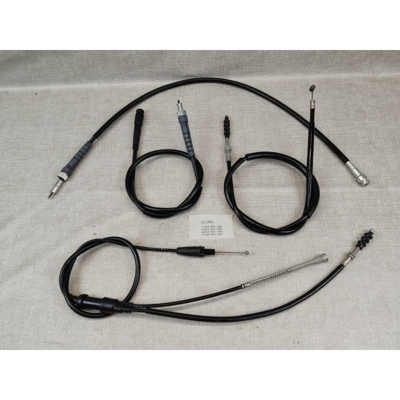 Kit 4 cables adaptables MTX125 HONDA 17910-KE1-000 22870-KE1-000 44830-KE1-000