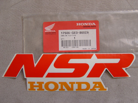 Décor Autocollant Réservoir Honda NSR50 Type 2 | 17506GE3860ZA