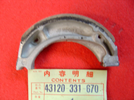 Mâchoire de frein Honda CR125M SL125 TL125 - Réf. 43120331670