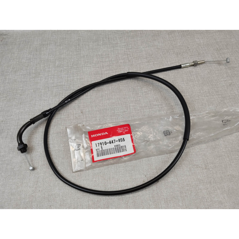 Cable de gaz tirage de CM400T HONDA 17910-447-405 idem 17910-447-000