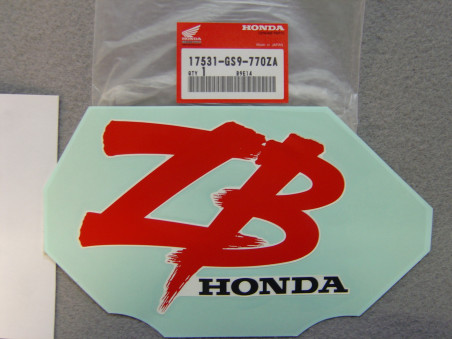 Autocollant emblème réservoir Honda ZB50J 88 type 1 | 17531GS9770ZA