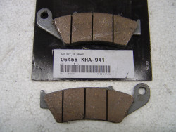 Jeu de plaquettes de frein AV de XR125L 03-07 idem 06455KHA942