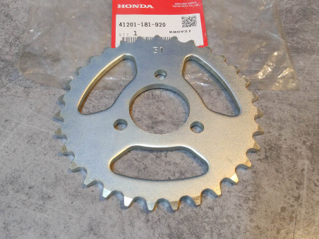 Couronne arrière / pignon mené final de 31 dents Z50J HONDA 41201-181-920