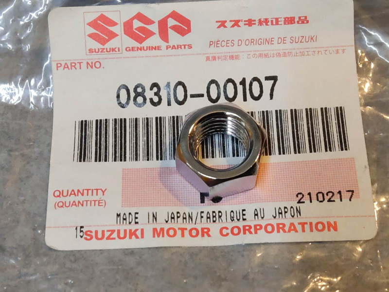Ecrou 10 mm SUZUKI 08310-00107