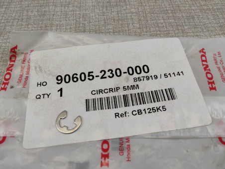 Circlip 5mm Honda 90605-230000 | Pièce détachée moto