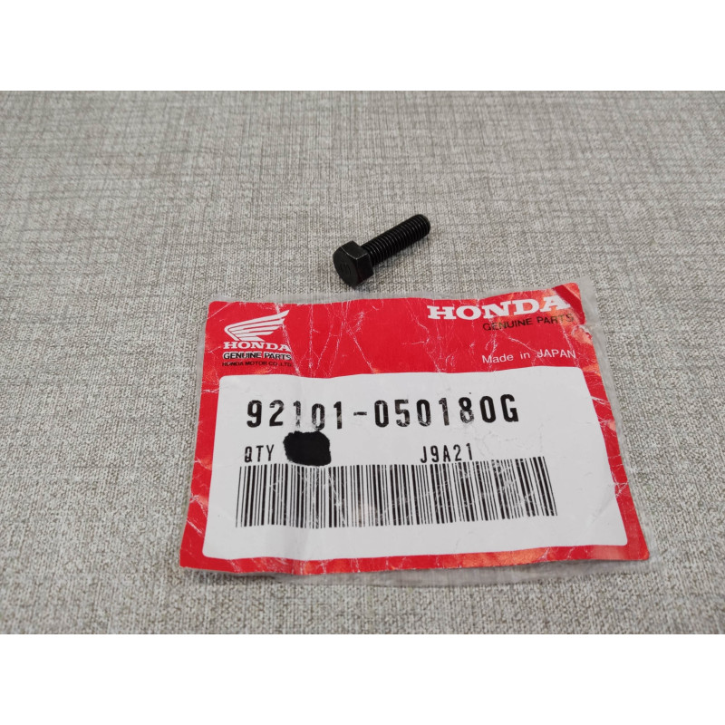 Vis noir tête hexagonale 5x18 HONDA 92101-050180G