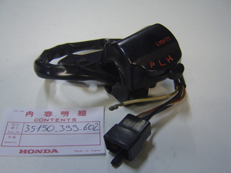 Commodo droit CB125T-T2 Honda - Réf. 35150-399-602