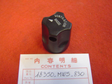 Bouton réglage aérateurs inférieurs Honda GL1500 91-00 | Réf. 18350MW5830