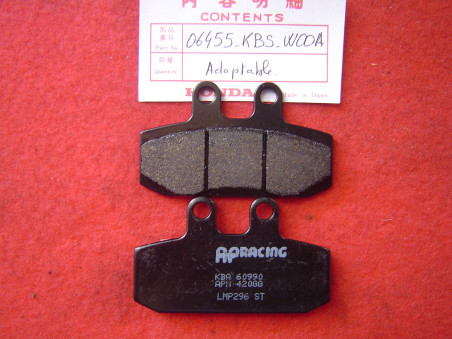 Plaquettes de frein avant adaptables Honda | 06455KBSW00A