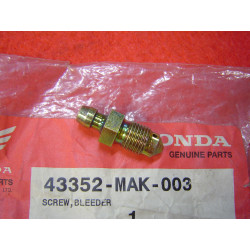 Vis de purge étrier frein Honda CB500 97-02 | Réf. 43352-MAK-003