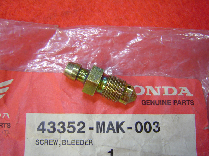 Vis de purge étrier frein Honda CB500 97-02 | Réf. 43352-MAK-003