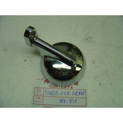 Base chromée clignotant Honda CF70 SL125 CBS125 | Réf. 33605028712XW