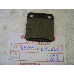 Plaquette frein avant Honda MBX80 – Réf. 45105GE3602