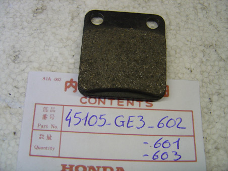 Plaquette frein avant Honda MBX80 – Réf. 45105GE3602