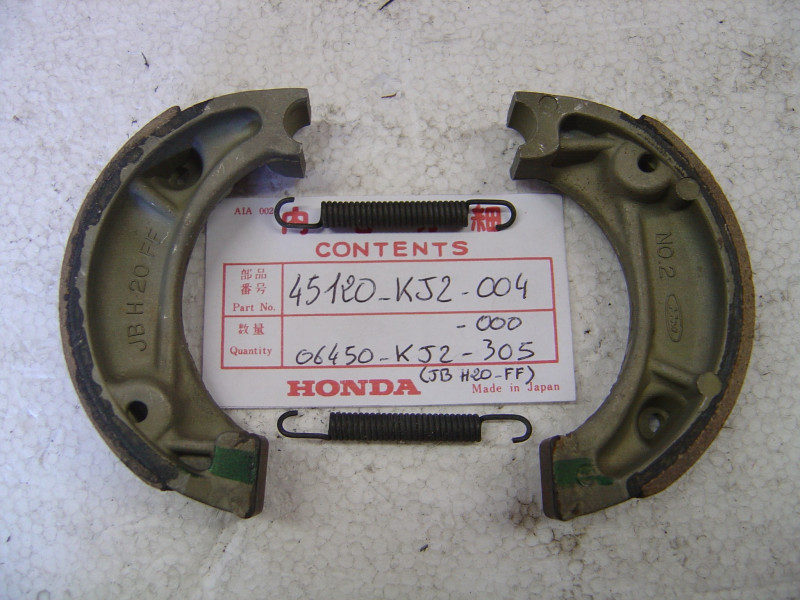 Mâchoires de frein Honda TL125 XR80 - Référence 45120KJ2004