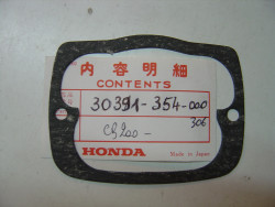 Joint papier du cache allumage CB200/B CL200 HONDA 30391-354-000  30391354306