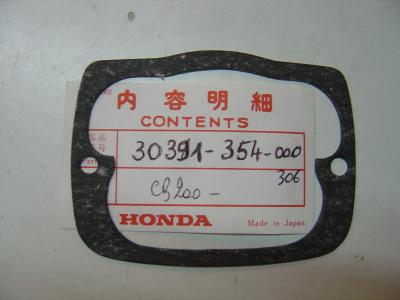 Joint papier cache allumage Honda CB200 CL200 - Réf. 30391-354-000