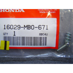 Vis + Ressort C Carburateur Honda – Réf. 16029MB0671