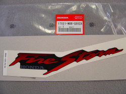Sticker de réservoir droit VTR1000FW 1998 VTR1000FX 1999 HONDA 17521-MBB-G00ZA