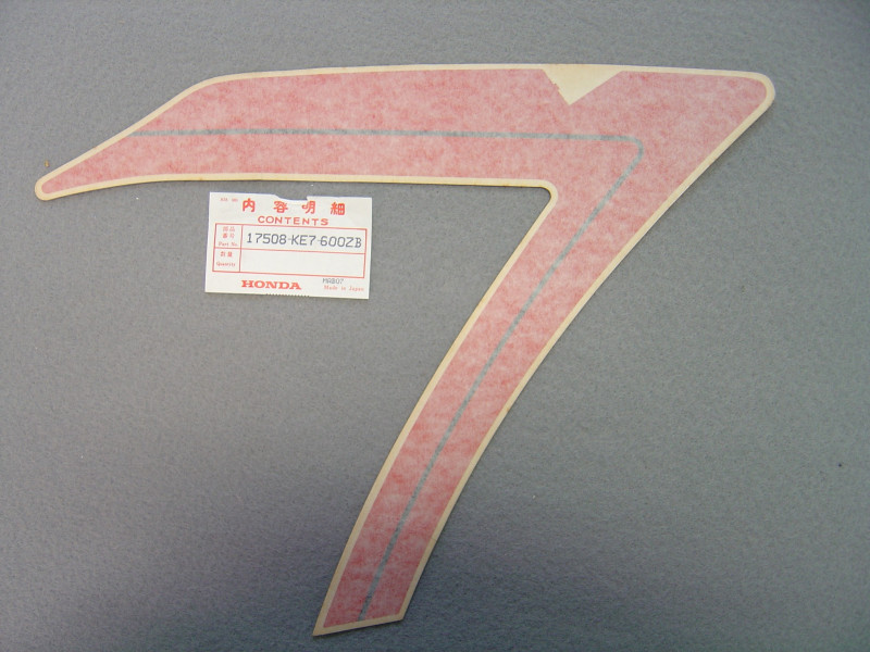 Décor autocollant réservoir droit Honda VF400FD 83 Type 2