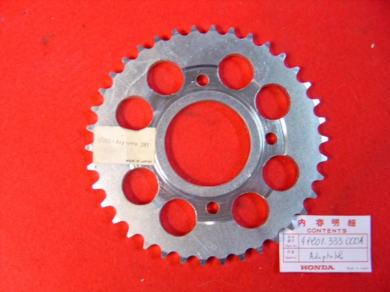 Couronne 38 dents Honda CB350 Four - Roue AR Adaptable