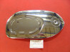 Flanc chromé réservoir droit Honda C200 – Réf. 17640-030-000