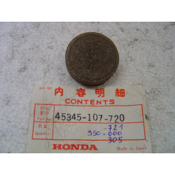 Plaquette de frein B Honda CB125 S3 - Réf. 45345107720