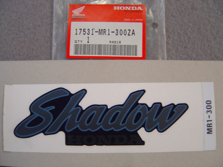 Décor autocollant réservoir Honda VT600 Shadow – Réf. 17531MR1300ZA