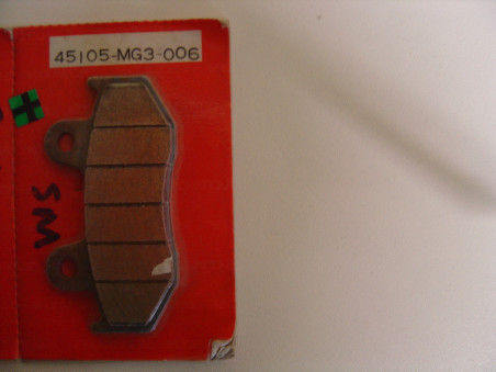 Plaquette frein avant Honda 45105MG3006 | XR CR MTX