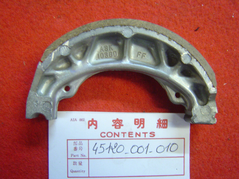 Mâchoire de frein Honda 45120-001-010 - Pièce neuve