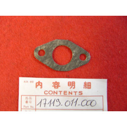 Joint pipe admission cylindre Honda C100 C110 C115 - Réf. 17119011000