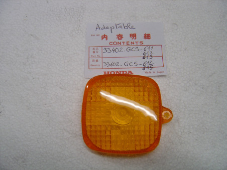 Cabochon Clignotant AV/AR Honda MTX50SC MTX125RW - 33402GC5611A