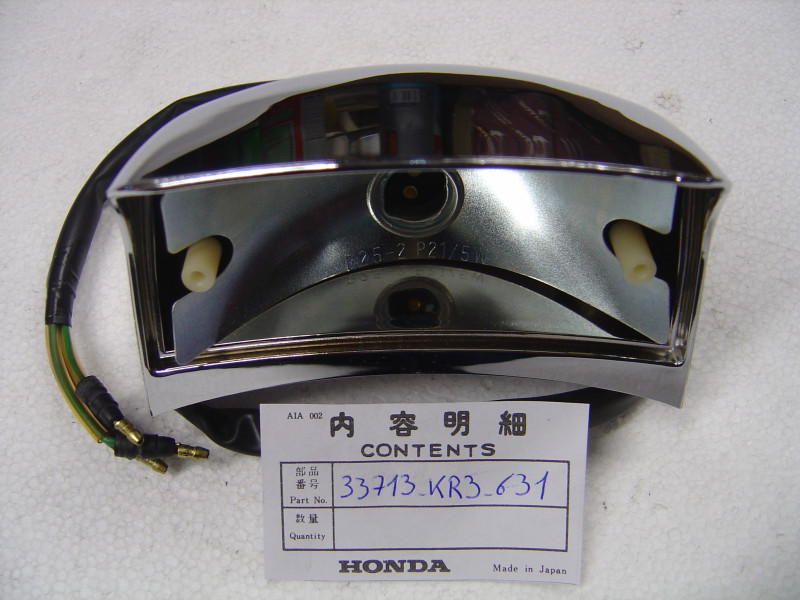 Base feu arrière Honda CA125 Rebel 95 - Réf. 33713KR3631