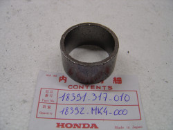 Joint tubulaire d'échappement de divers modèles ex: CL250 XR250R 91 NX250 88
