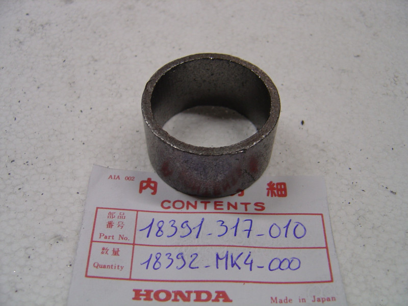 Joint tubulaire échappement Honda CL250 XR250R NX250 - Réf 18391317010