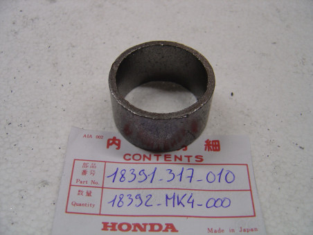 Joint tubulaire échappement Honda CL250 XR250R NX250 - Réf 18391317010