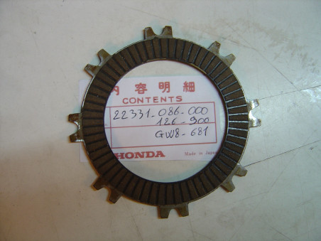 Disque garni embrayage Honda CF70 C70Z C90Z - 22331086000